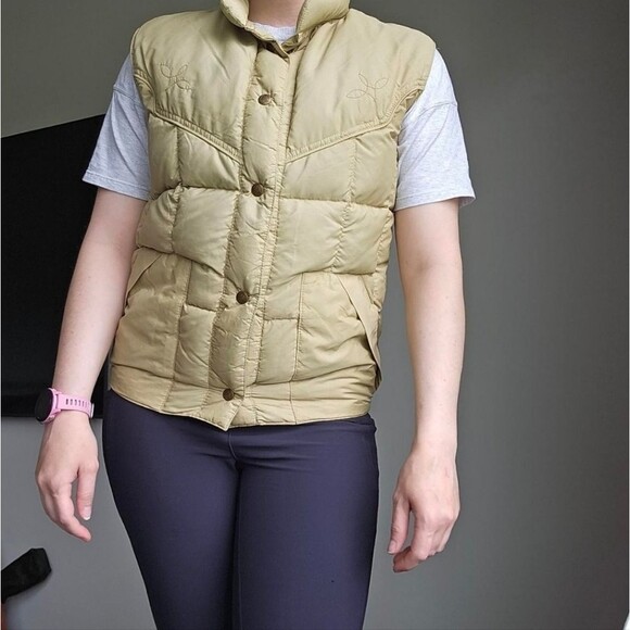 Vintage Down Filled Western Vest - Picture 3 of 7